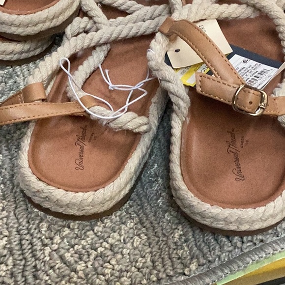 Women's Serena Rope Sandals - Universal Thread - almond - various sizes- new - Picture 5 of 5